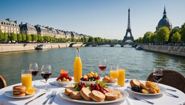 Croisière gourmande sur la seine : découvrez un brunch exquis à paris
